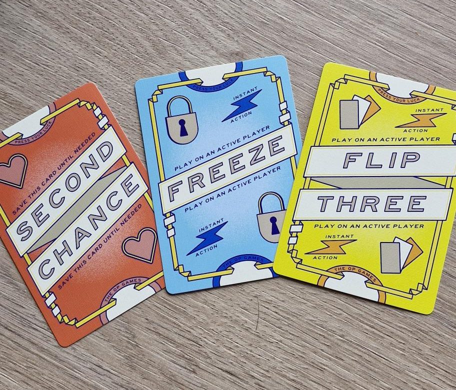 Flip 7 action cards